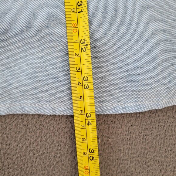 511 Tactical Series Shirt Mens 2XL Blue Chambray Workwear Casual Snap Button - Picture 9 of 9